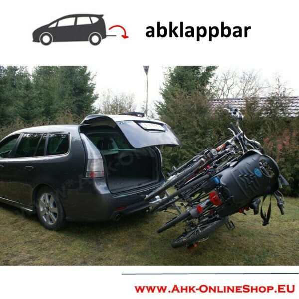 fahrradträger für anhängerkupplung abklappbar 4 fahrräder