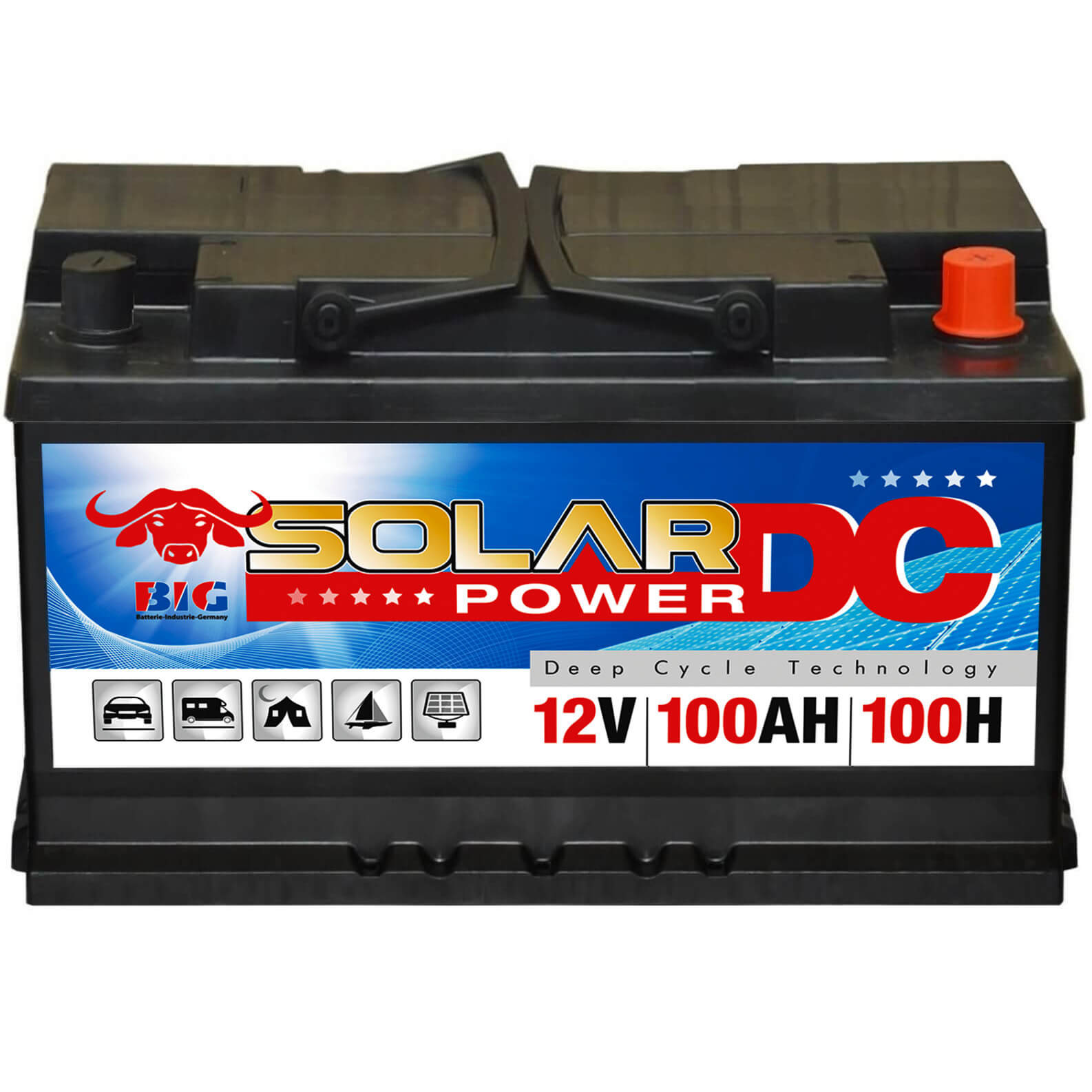 80Ah - 280Ah Solar Batterie Versorgungsbatterie Wohnmobil ( 100